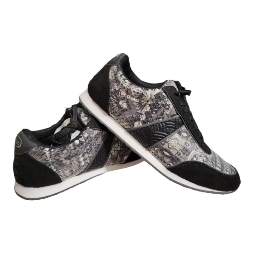 Sakroots Black Sequin Sneakers